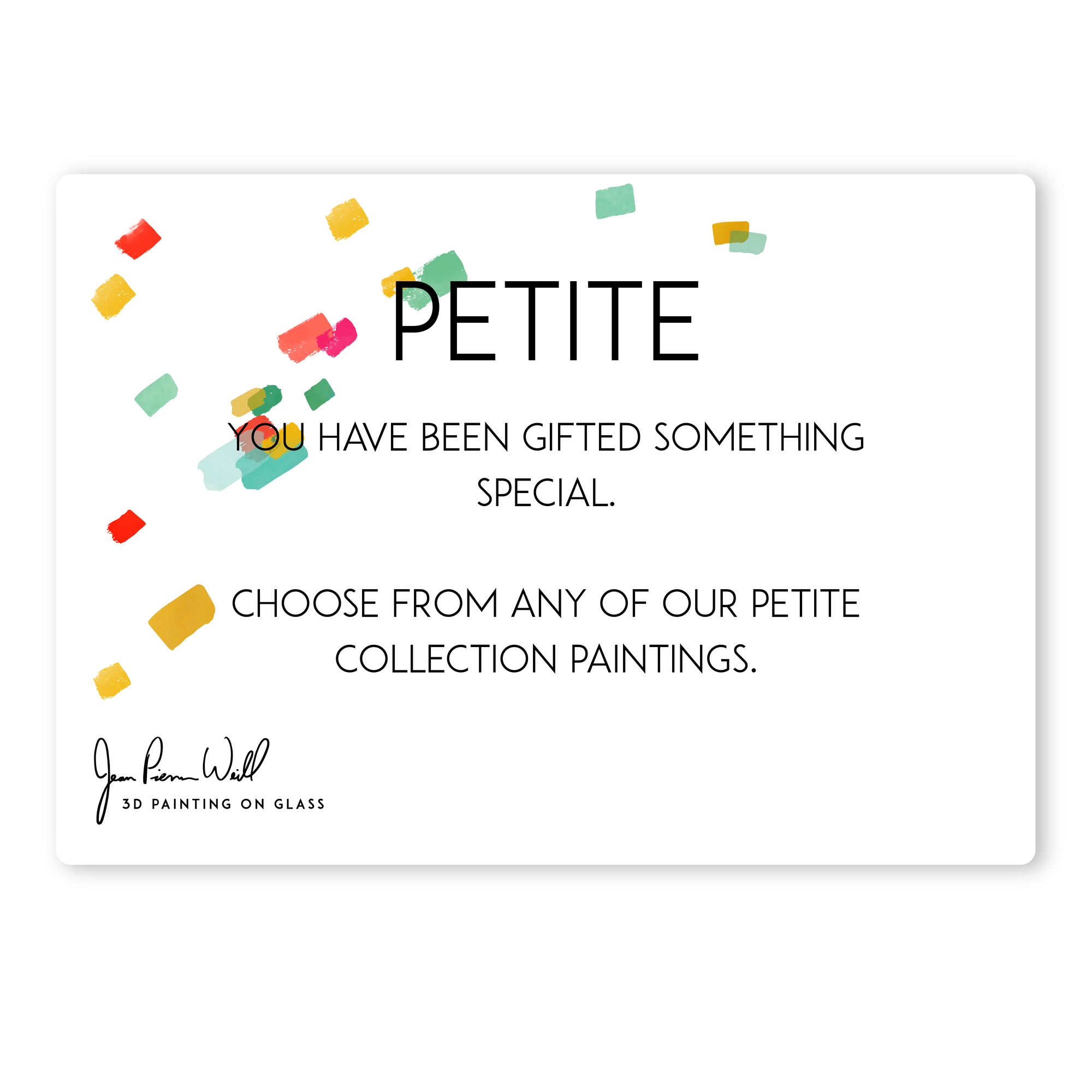 Gift Cards - Jean-Pierre Weill Studios