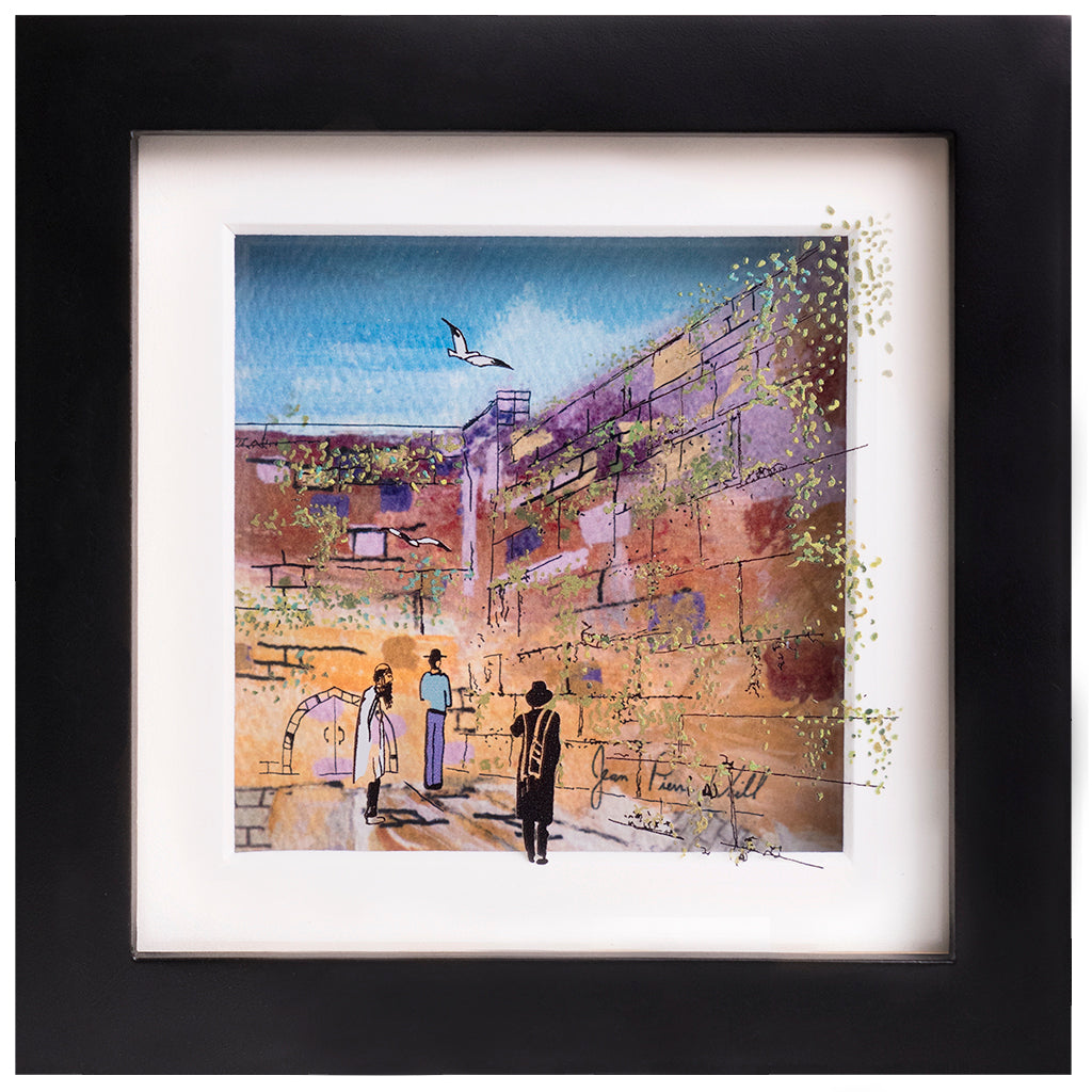 Western Wall - Jean-Pierre Weill Studios - Famous Paintings - canvas prints - famous artists - bedroom ideas - unique gifts - glass art - unique gifts