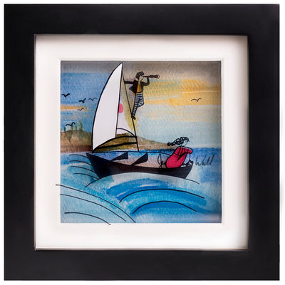 Sailing - Jean-Pierre Weill Studios - Famous Paintings - canvas prints - famous artists - bedroom ideas - unique gifts - glass art - unique gifts