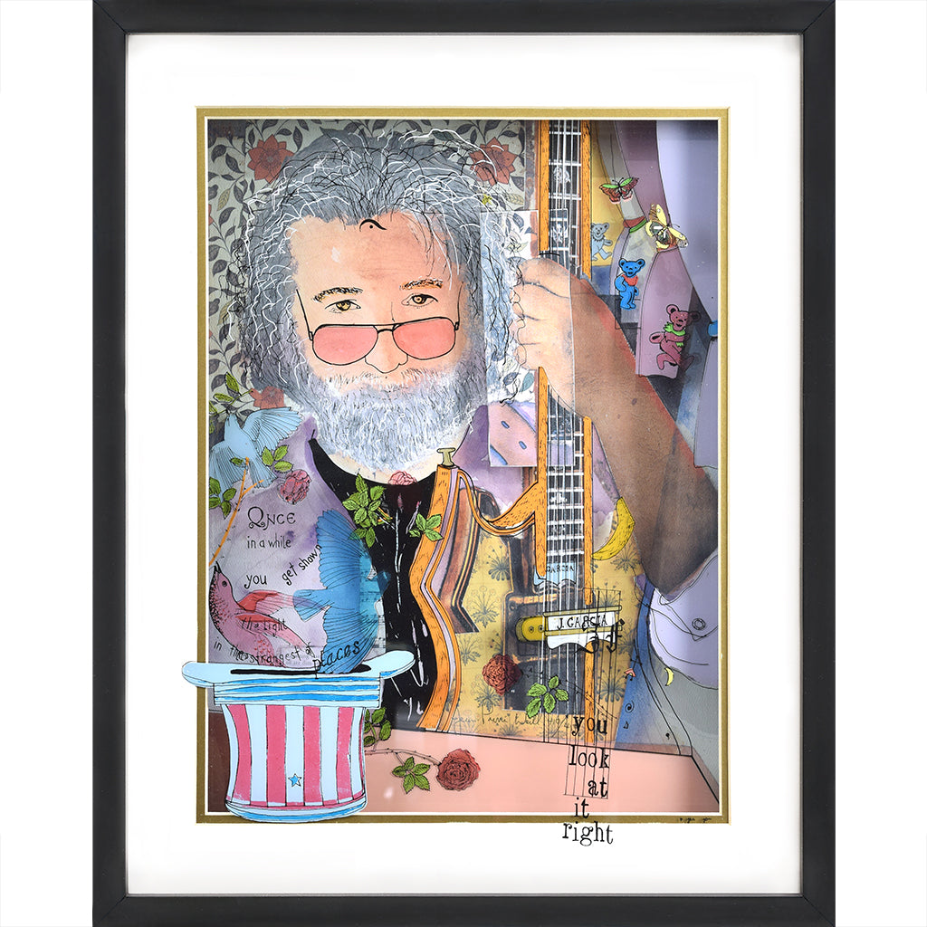 Jerry Garcia - Jean-Pierre Weill Studios - Famous Paintings - canvas prints - famous artists - bedroom ideas - unique gifts - glass art - unique gifts