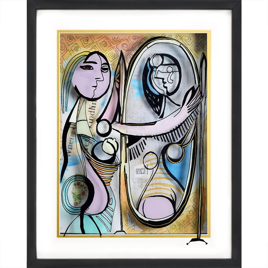 Picasso&#39;s Mirror - Jean-Pierre Weill Studios - Famous Paintings - canvas prints - famous artists - bedroom ideas - unique gifts