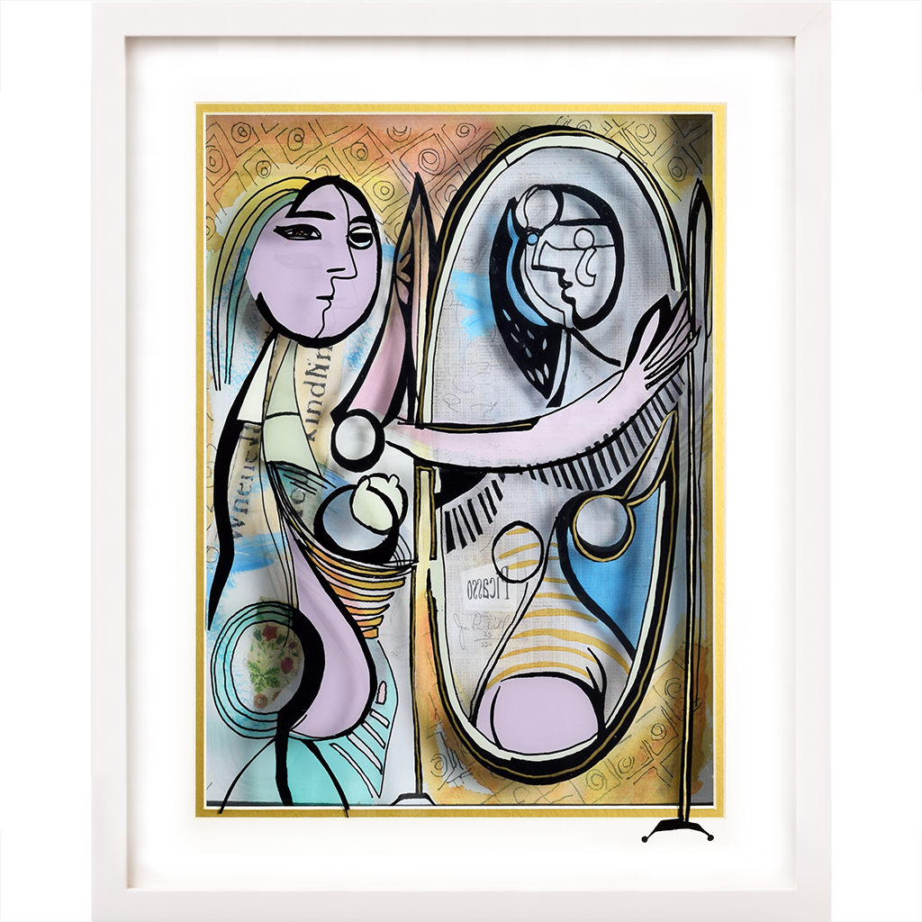 Picasso's Mirror - Jean-Pierre Weill Studios - Famous Paintings - canvas prints - famous artists - bedroom ideas - unique gifts